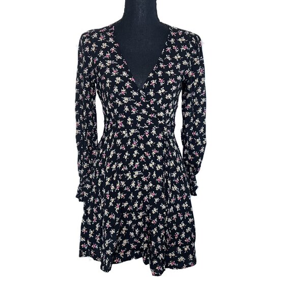 wild fable Dresses & Skirts - Wild Fable - Women's Long Sleeve Wrap Dress - XS